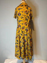 Load image into Gallery viewer, Yellow Floral Sunday Dress