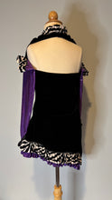 Load image into Gallery viewer, Black Velvet Meets Zebra