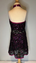 Load image into Gallery viewer, Black Lace and Pink Sequin Dress