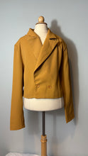 Load image into Gallery viewer, Dark Yellow Crop Blazer