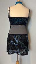 Load image into Gallery viewer, Blue Sequin High Neck Tunic