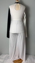 Load image into Gallery viewer, White and Black Two Piece Jumpsuit