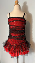 Load image into Gallery viewer, Red and Black Sparkle Dress