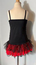 Load image into Gallery viewer, Red and Black Sparkle Dress