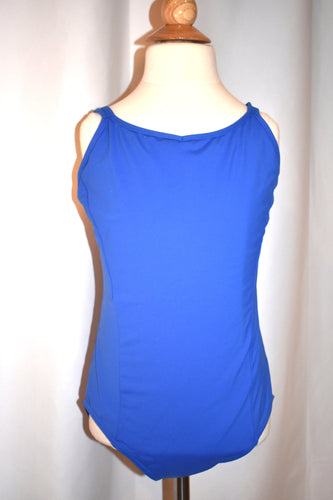 Capezio Royal Blue Leotard with Diamond Back