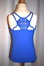 Load image into Gallery viewer, Capezio Royal Blue Leotard with Diamond Back