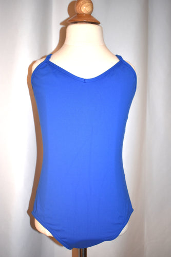 Capezio Royal Blue Leotard with Strappy Back