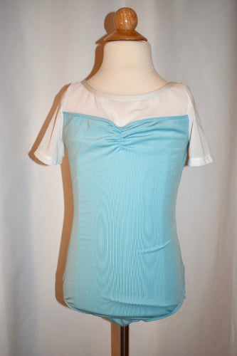 Mariia Sky Blue with White Mesh