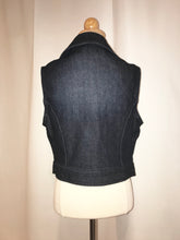 Load image into Gallery viewer, Zip Front Jean Vest