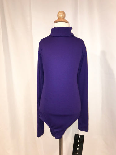 Capezio Purple Nylon Turtleneck Leo