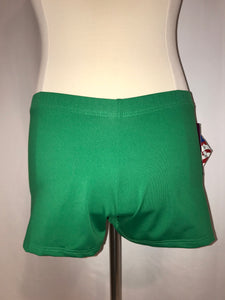 Motion Wear Green Booty Shorts