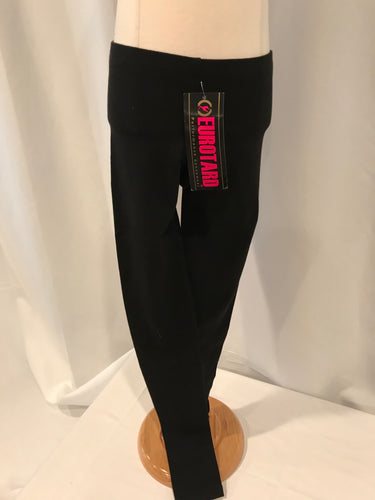 Eurotard Adult Black Leggings