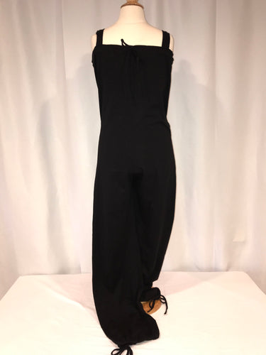 Child's Black Warmup Overalls