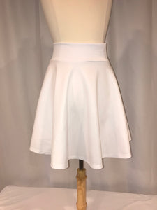 White Swing Skirt